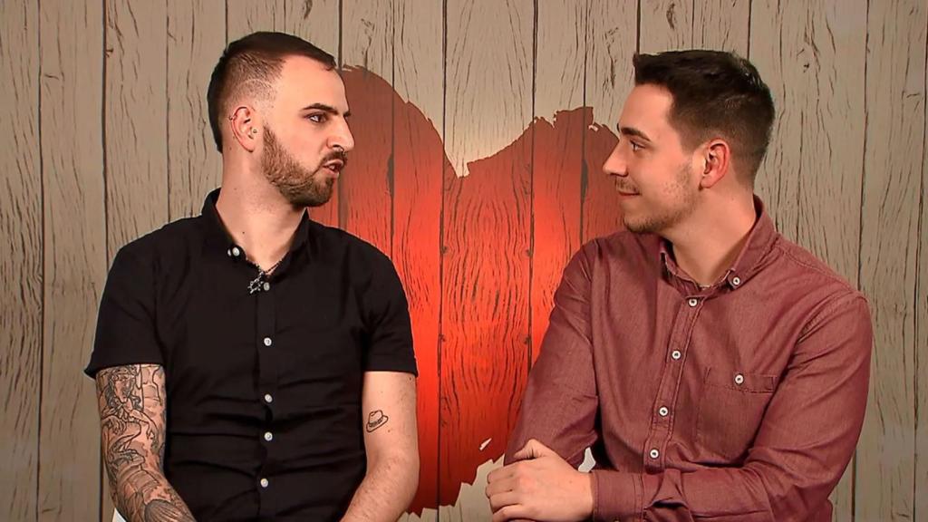 Uma y Roger en ‘First Dates’.