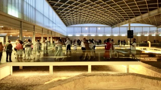 Imagen del interior de la villa romana de La Olmeda.