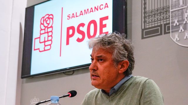 El portavoz socialista en la Diputación de Salamanca, Fernando Rubio