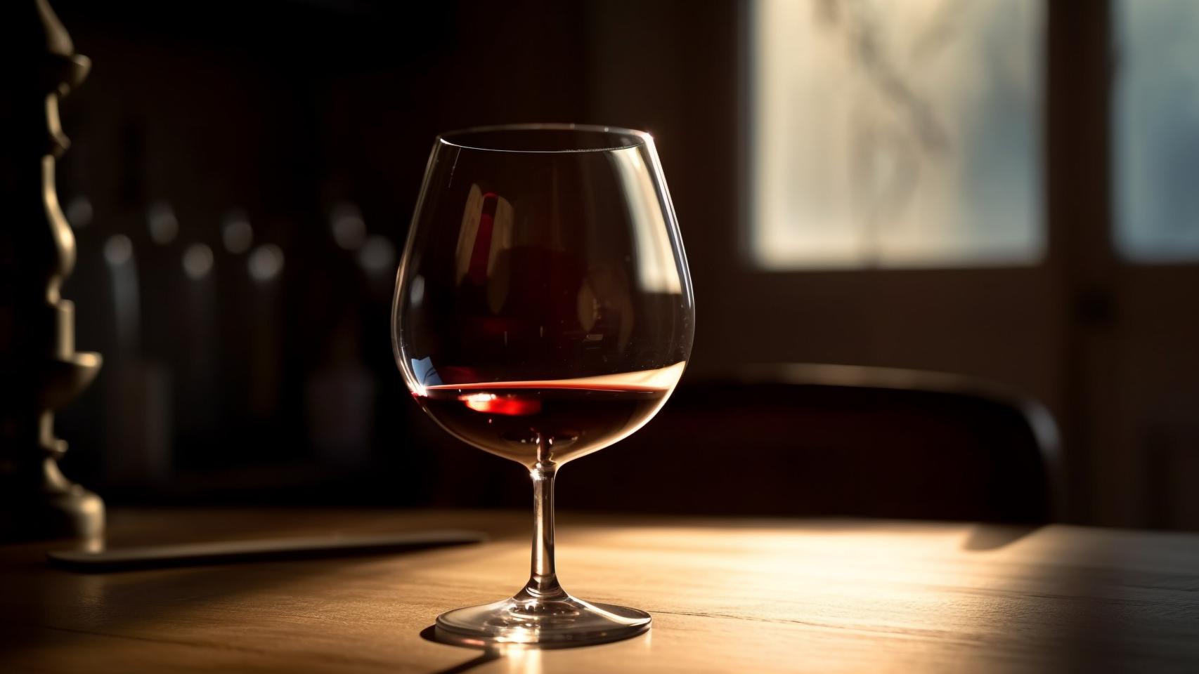 Vino tinto.