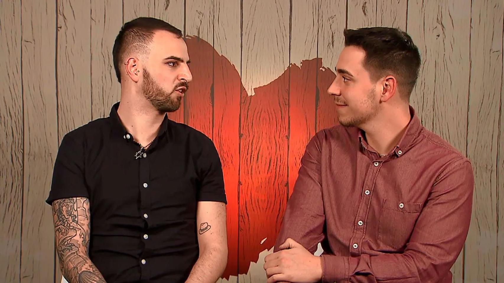 Uma y Roger en ‘First Dates’.