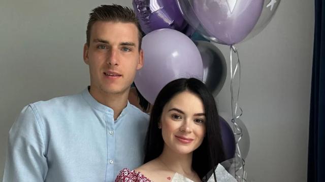 Anastasia y Lunin, en una imagen de sus redes sociales.