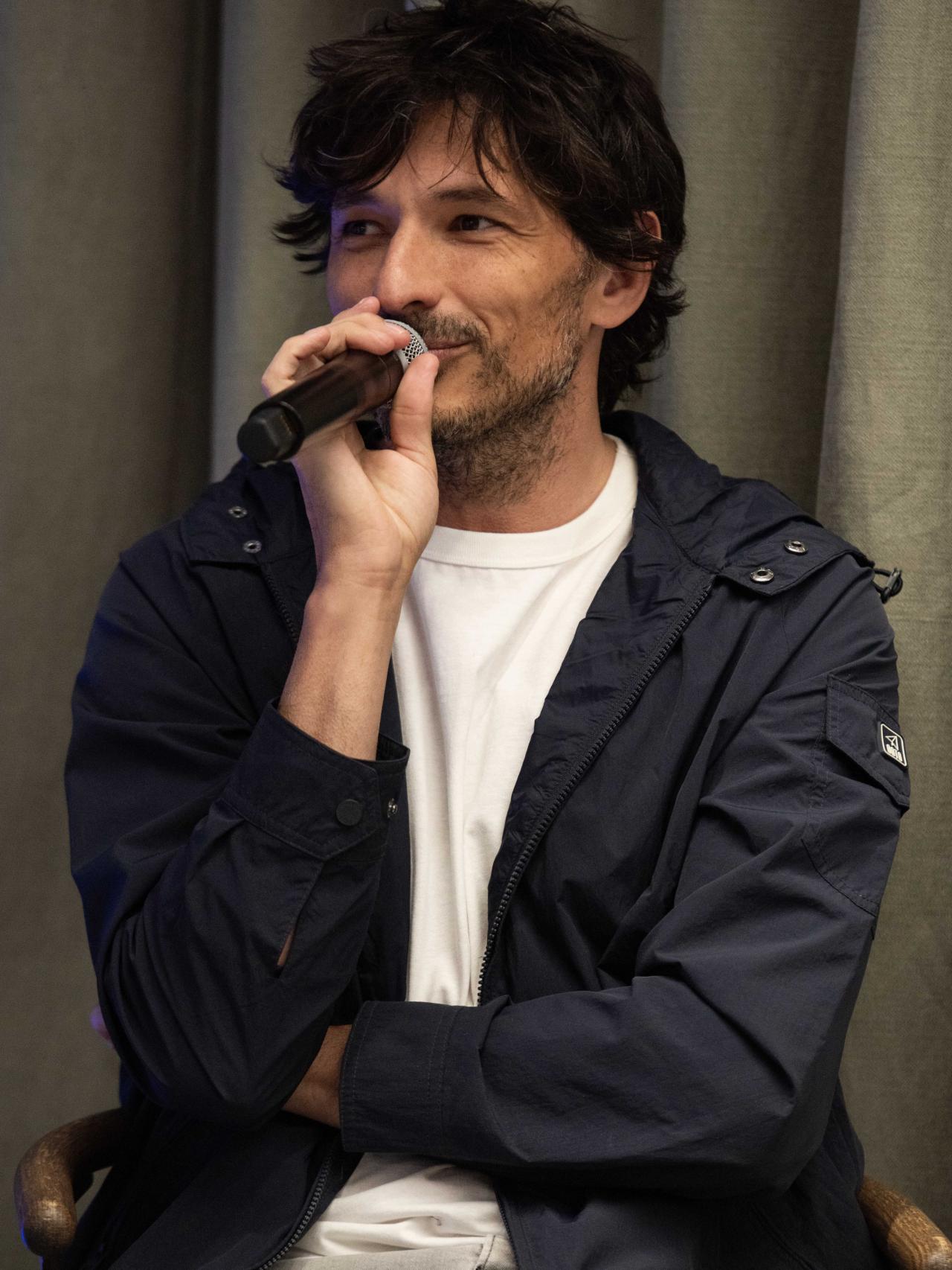 Andrés Velencoso, durante la presentación de las OOTO.