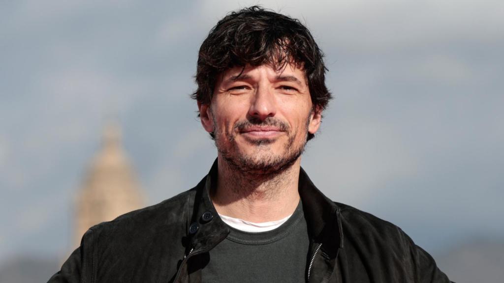 Andrés Velencoso, en un evento de su marca.