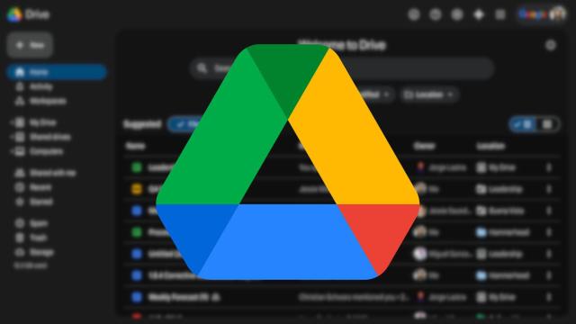 Modo oscuro de Google Drive