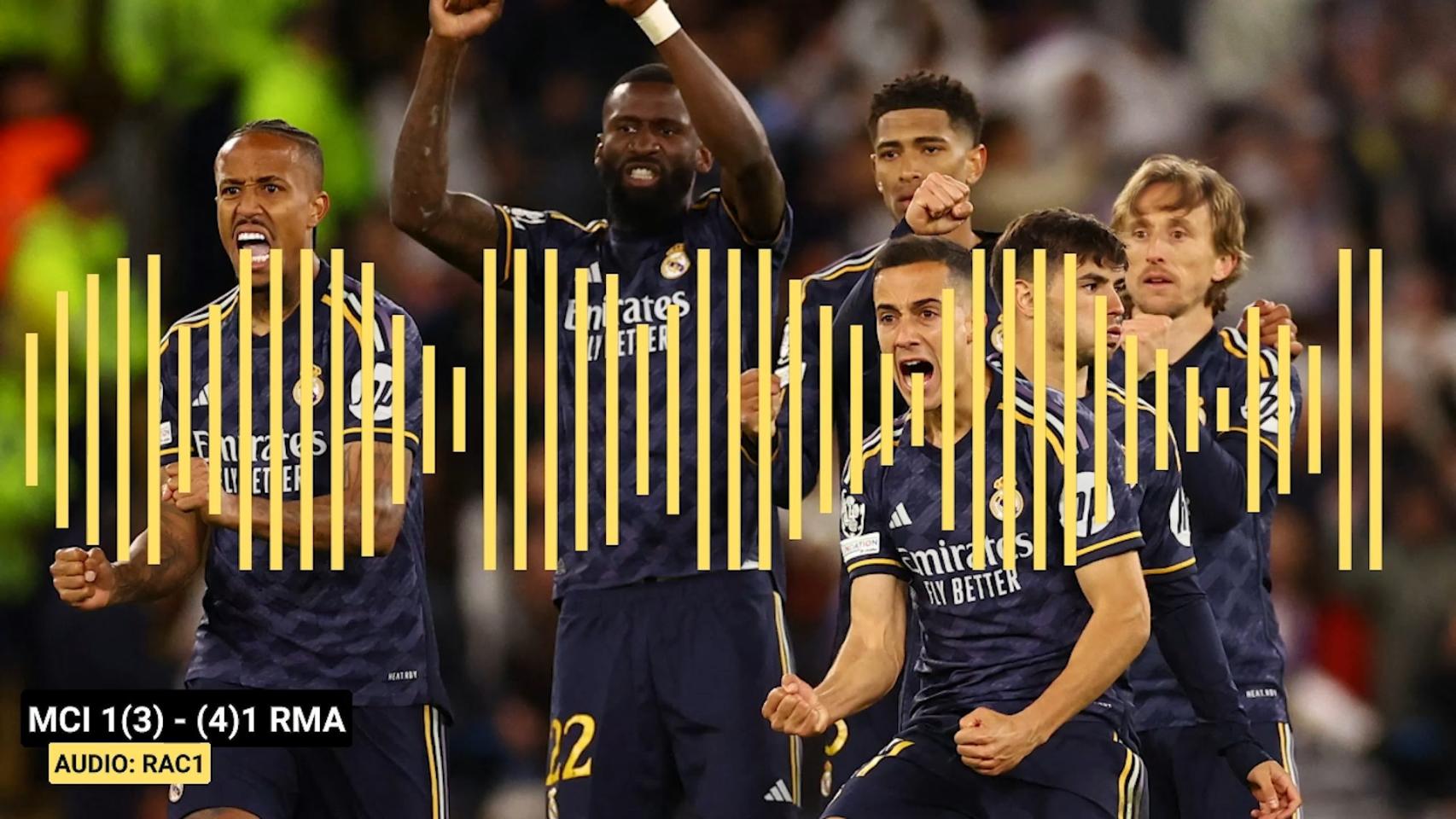 Así narró RAC1 la tanda de penaltis entre Manchester City y Real Madrid