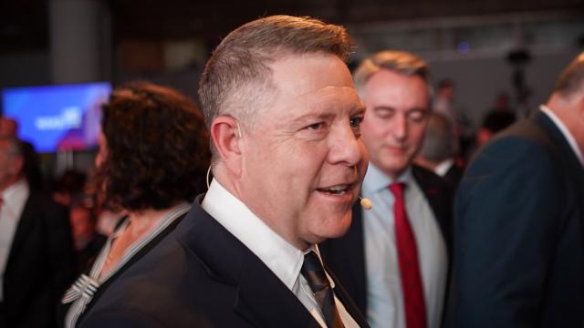 Emiliano García-Page, el pasado martes en el Wake Up, Spain! de El Español. Foto: Laura Mateo