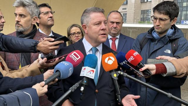 Emiliano García-Page, este jueves en Bruselas