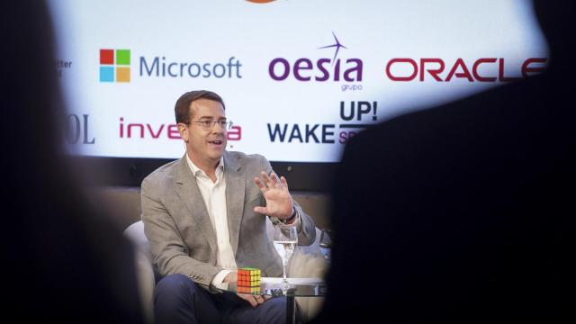 Daniel del Pozo, managing director de Idealista Data, durante su intervención en Wake up, Spain!