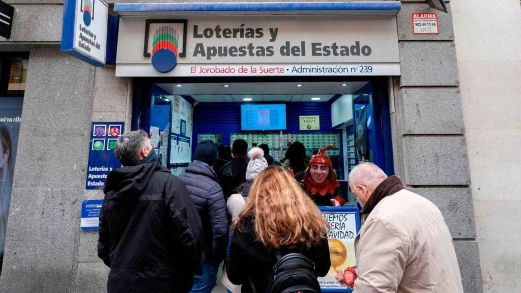 Imagen de una administración de lotería.