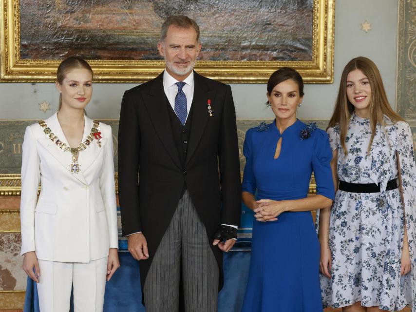 Hasta ahora, Sofía solo había asistido a actos oficiales con los Reyes y Leonor.