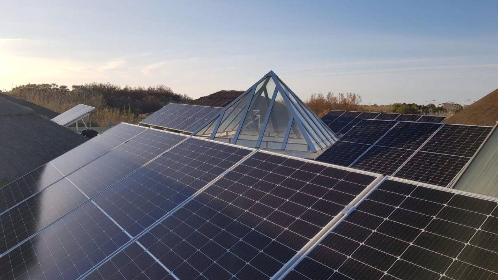 Placas solares.