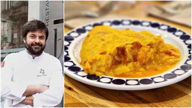 Alberto González, chef de Silabario, en Vigo.