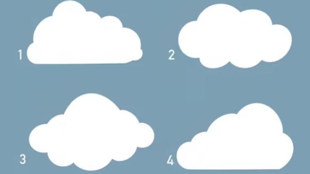 Test visual: elige una de las nubes en esta imagen y descubrirás quién te admira (Foto: GenialGuru).