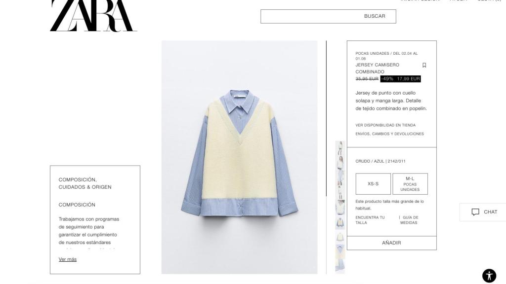 Jersey camisero.