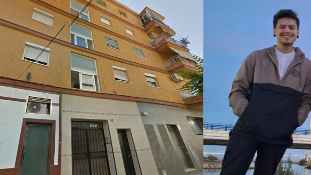 El fallecido y el bloque donde residía.