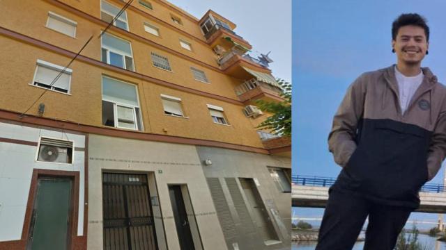 El fallecido y el bloque donde residía.