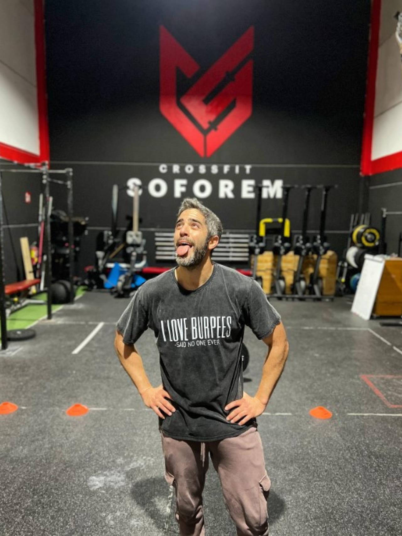Roberto Leal, tras una sesión de CrossFit.