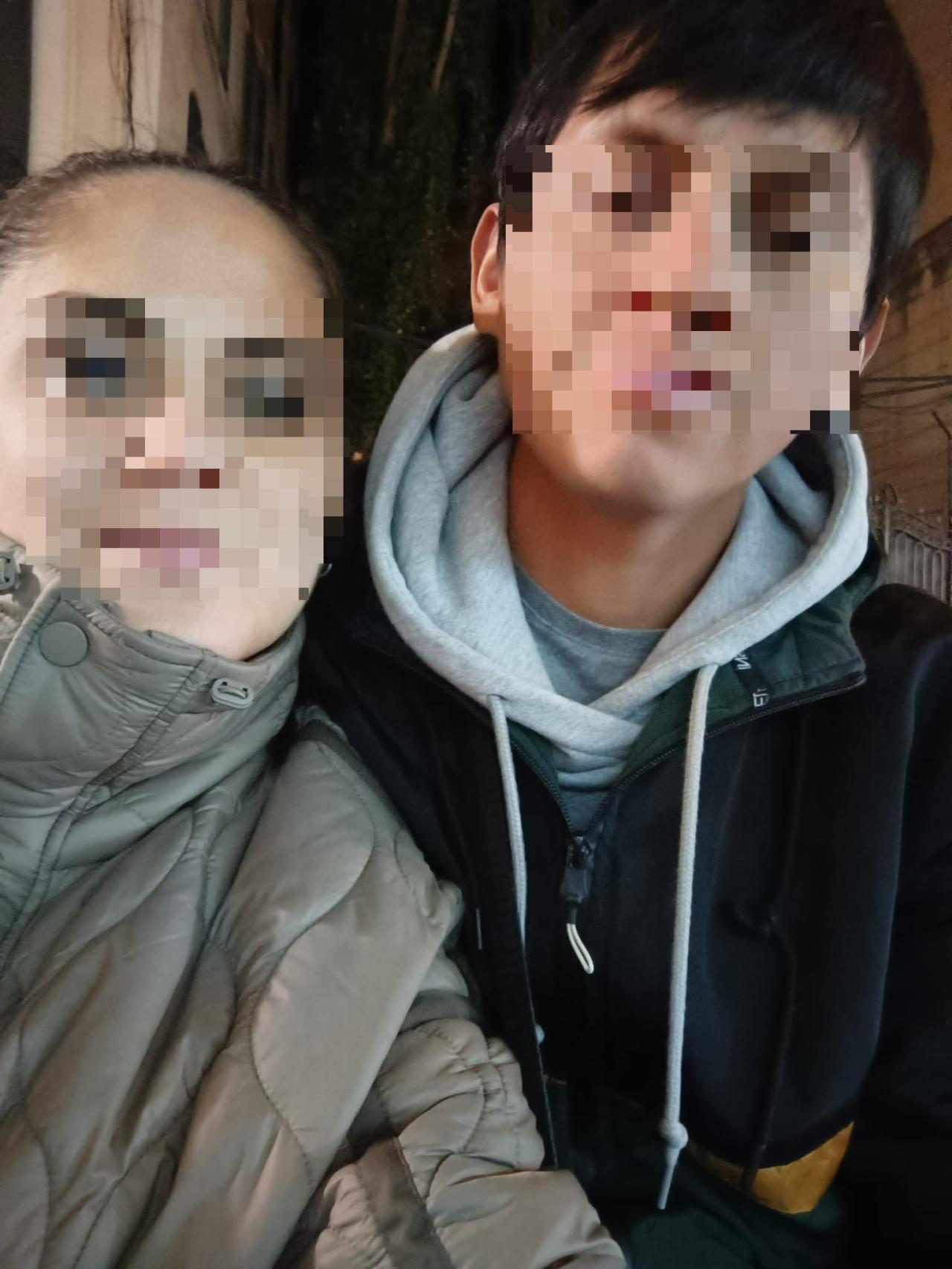 Cintia y su marido, procedentes de Perú.