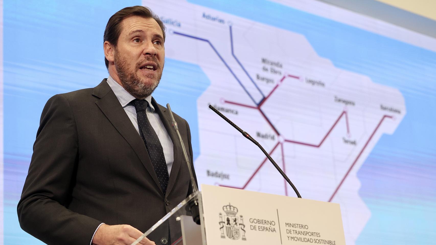 El ministro de Transportes, Óscar Puente