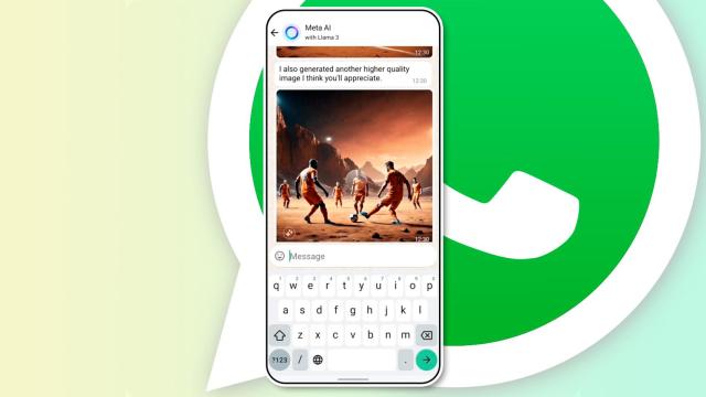 Meta AI genera imágenes en WhatsApp