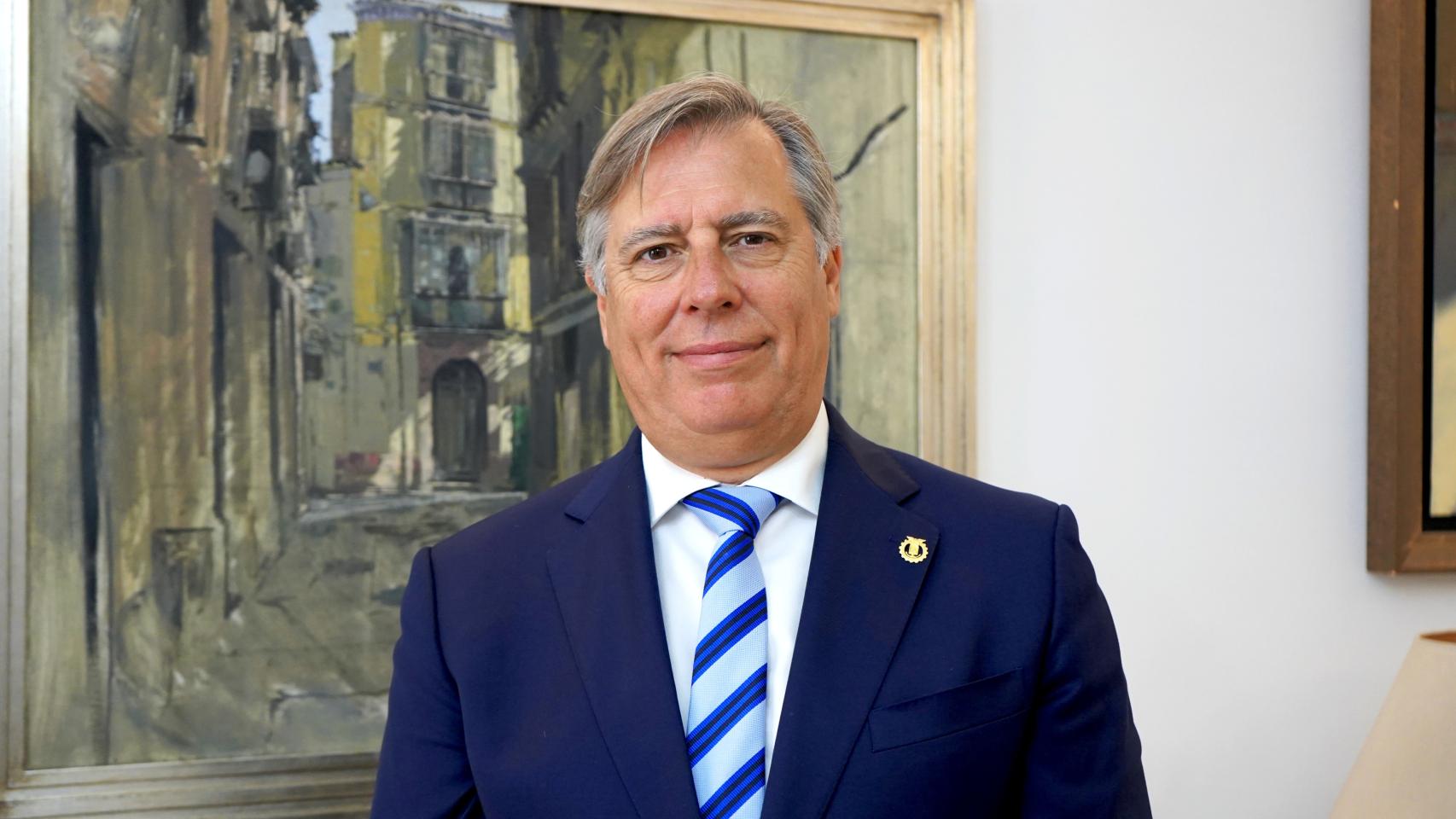 José Carlos Escribano posa para la entrevista con este diario.