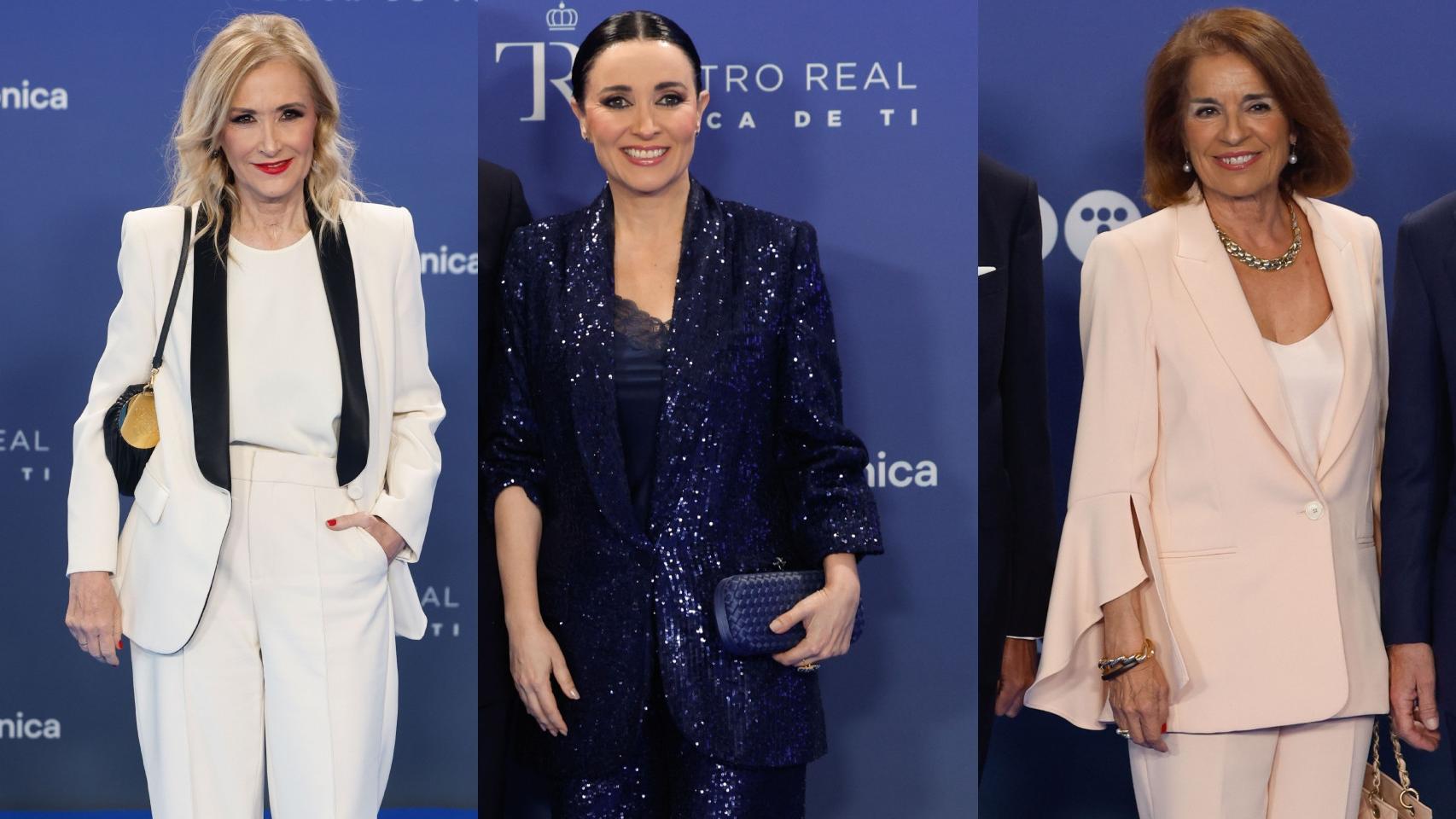 Cristina Cifuentes, Cruz Sánchez de Lara y Ana Botella en el aniversario de Telefónica.