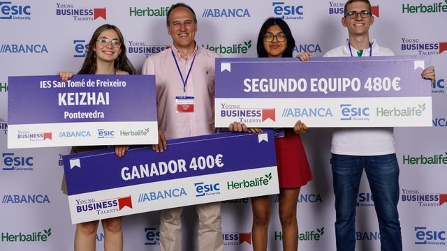 Segundos clasificados Young Business Talents.