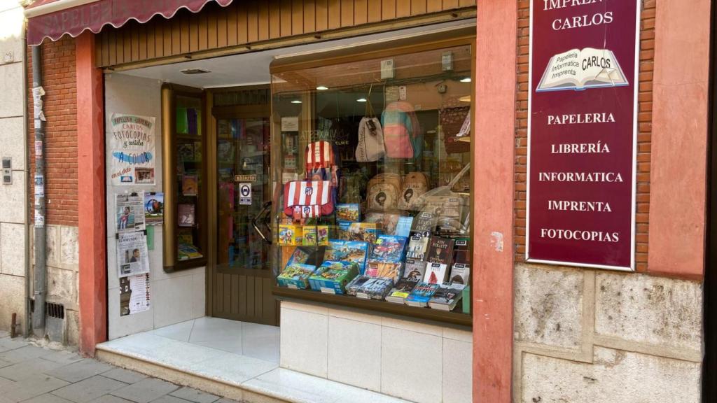 Imagen de la librería de Tordesillas