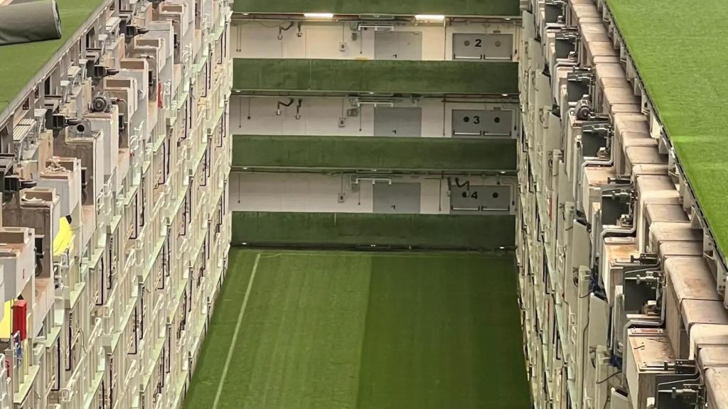 El hipogeo del Santiago Bernabéu abierto