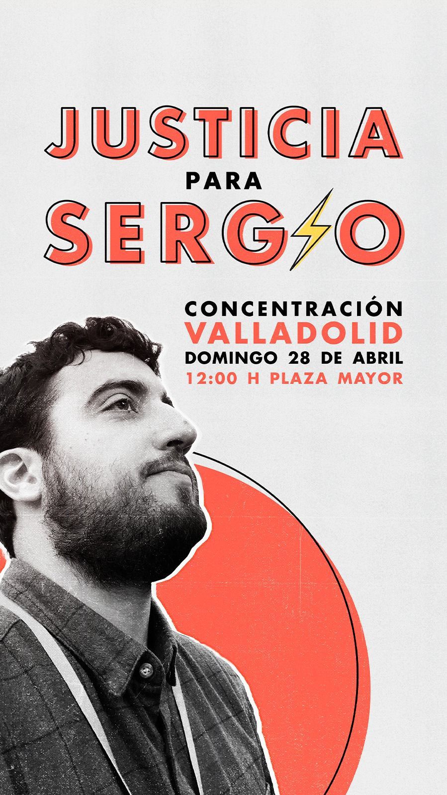 Concentración en recuerdo de Sergio