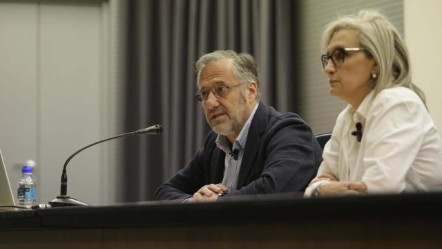Carlos Pollán, presidente de las Cortes, en la Jornada Conmemorativa del día del español