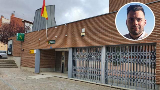 El cuartel de la Guardia Civil y el alcalde de Zaratán, Roberto Migallón