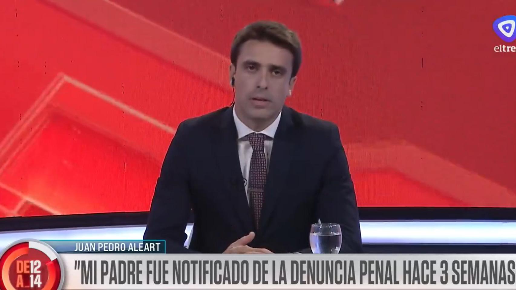 El presentador Juan Pedro Aleart revela en directo su tragedia familiar.