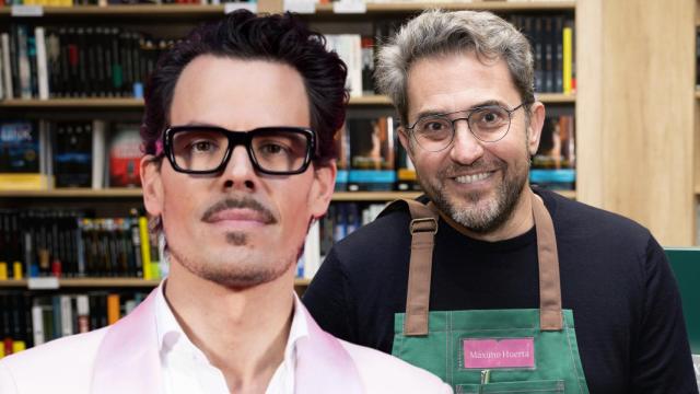 Juan Avellaneda y Máximo Huerta en un montaje de JALEOS.