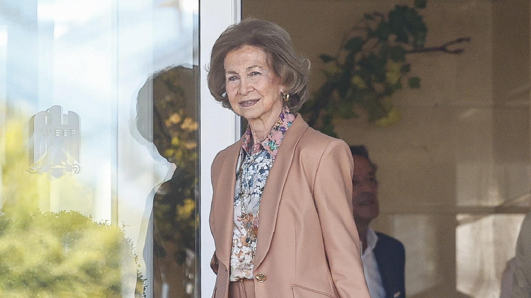 La Emérita, el día que recibió el alta médica.