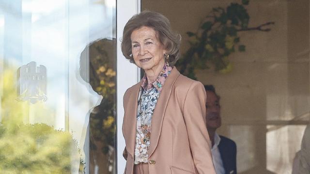 La Emérita, el día que recibió el alta médica.