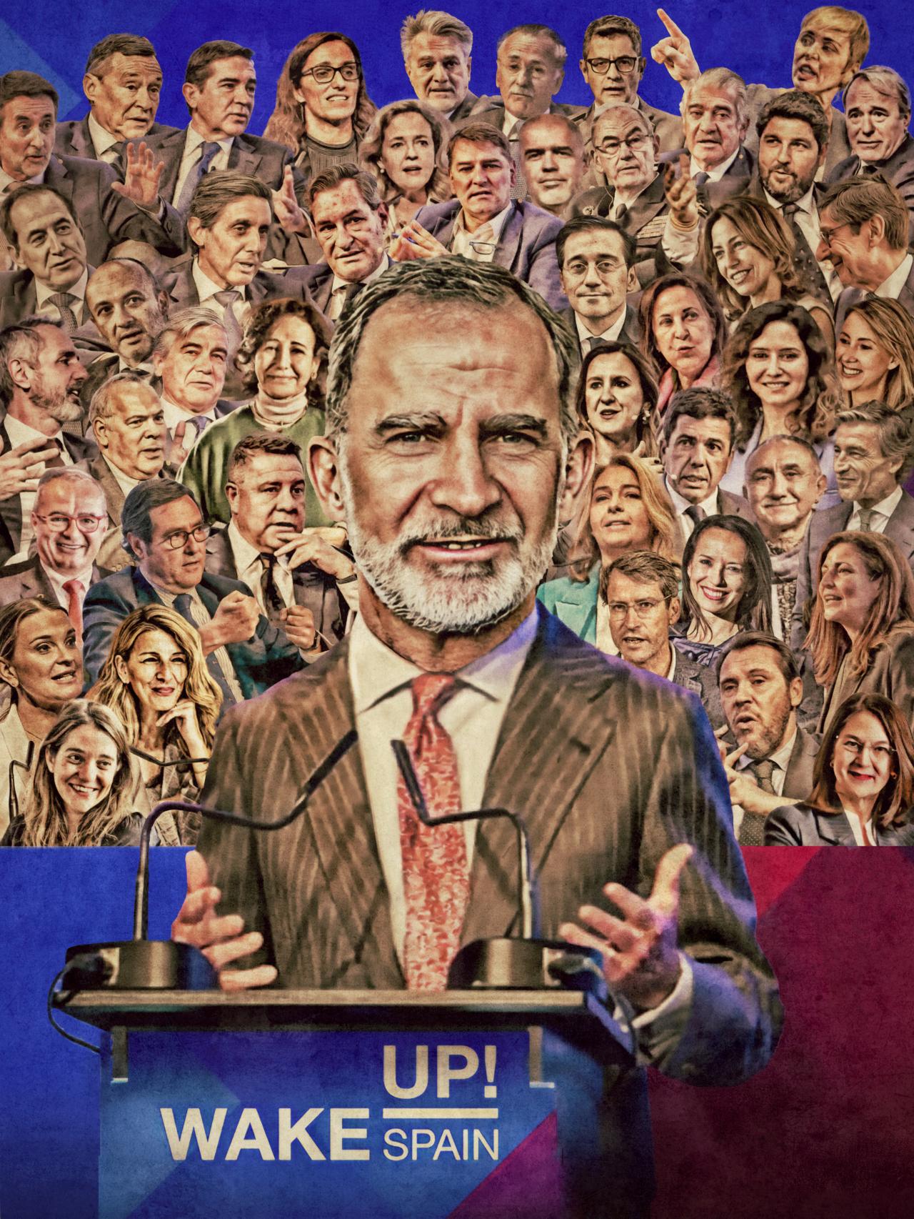 Felipe VI en el 'Wake Up, Spain!'.
