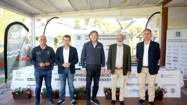 Presentación de la ITF World Tennis Tour de Sanxenxo.