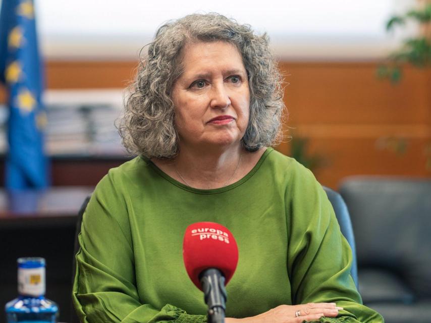 La consejera de Desarrollo Sostenible, Mercedes Gómez, durante su entrevista con Europa Press