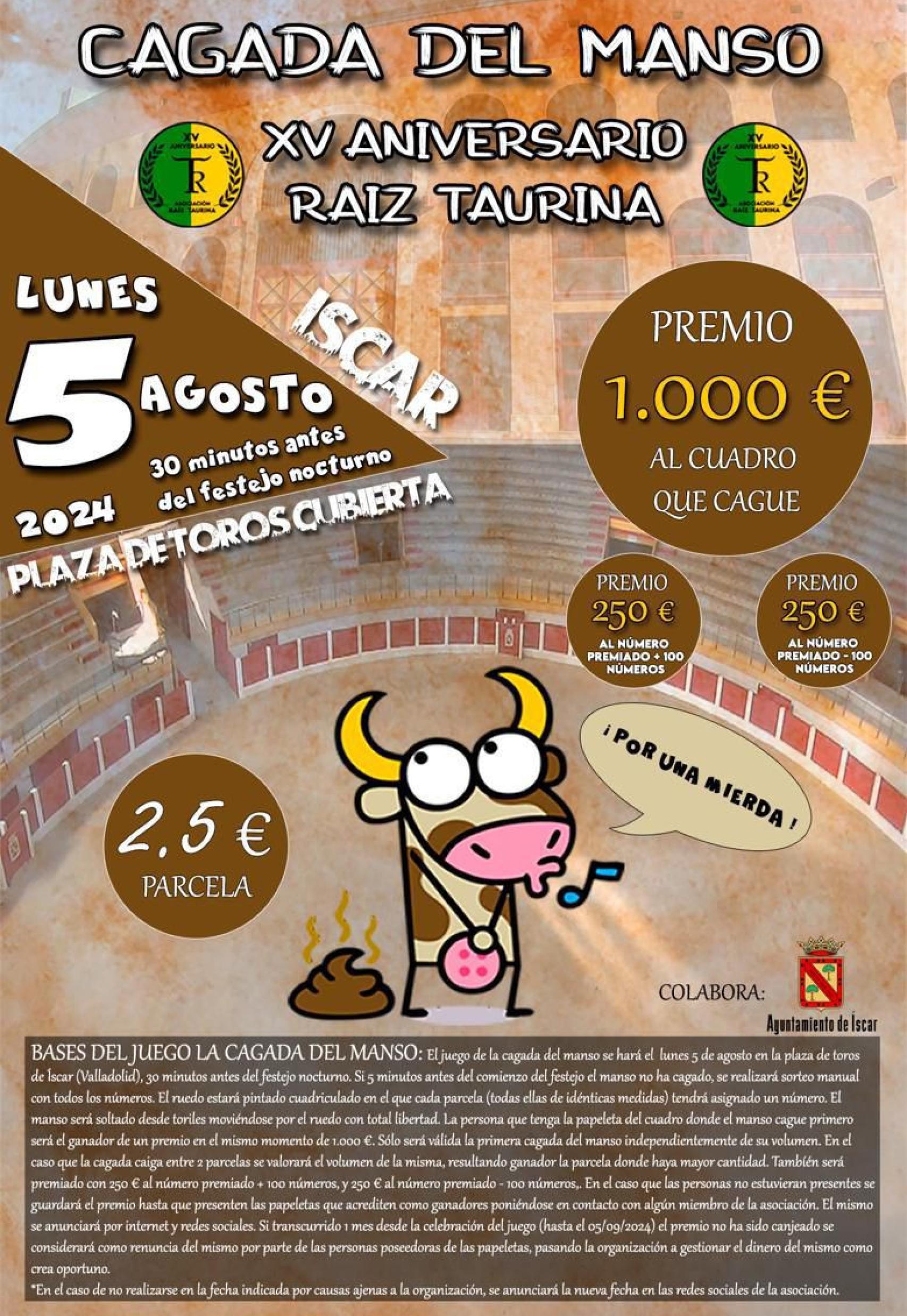 Cartel de la acción La Cagada del Manso en Íscar