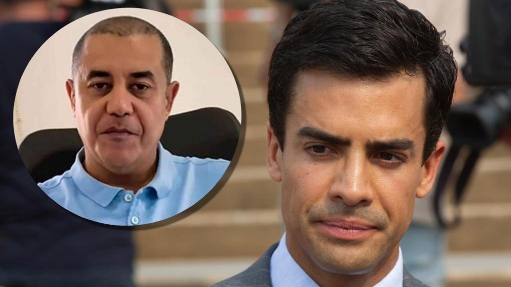 Juan Gonzalo Ospina y Edwin Arrieta en un montaje de JALEOS.
