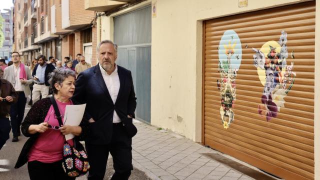 El presidente de las Cortes de Castilla y León, Carlos Pollán, participa en la entrega de la XIV edición de los Premios Festival Galería Urbana Barrio del Oeste.