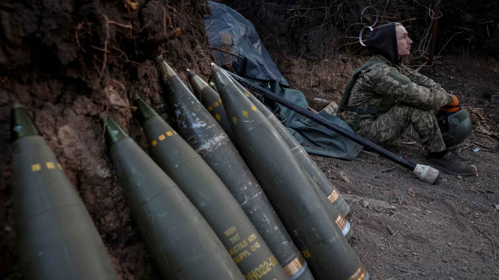 Un soldado ucraniano, en la región del Donestsk.