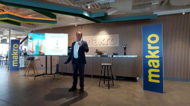 David Martínez Fontano, CEO de Makro, en la presentación de resultados 2022-2023.
