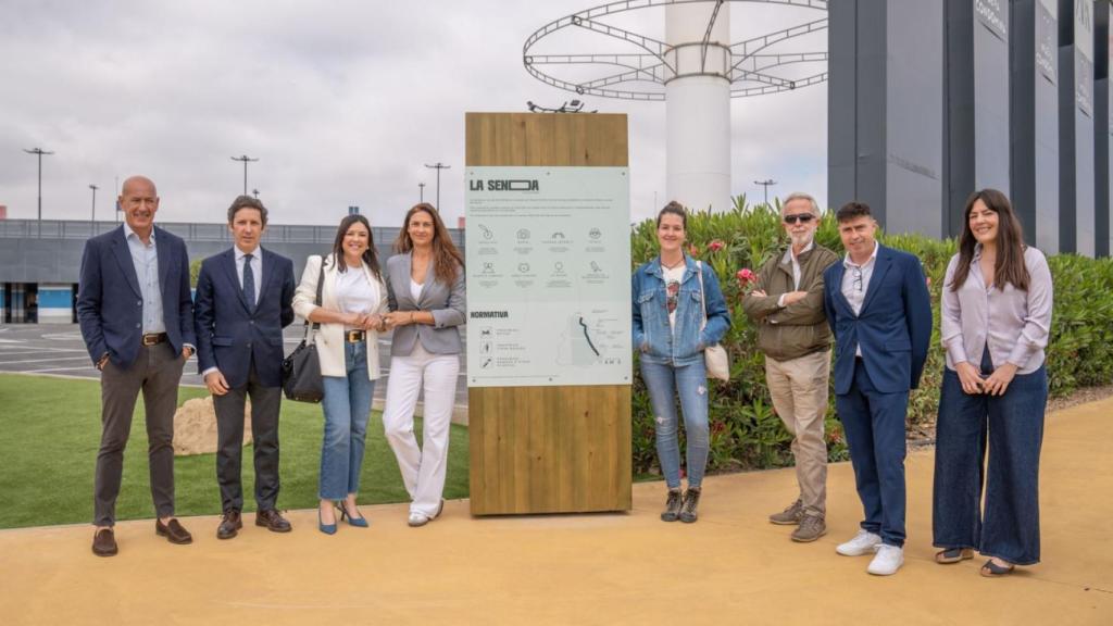 El acto de inauguración de la primera fase del proyecto 'La Senda'.