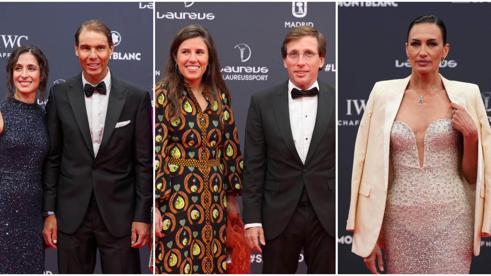 Xisca Perelló, Rafa Nadal, Teresa Urquijo, José Luis Martínez-Almeida y Nieves Álvarez en los premios Laureus.