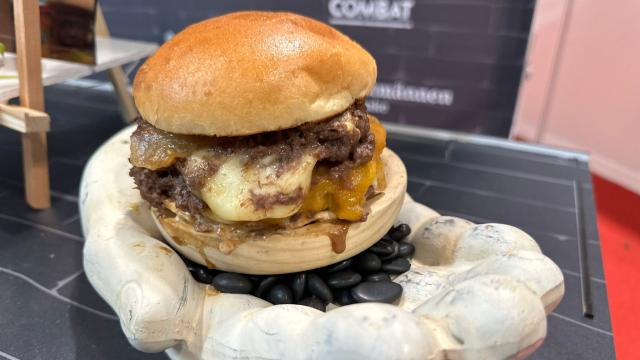 La hamburguesa ganadora.
