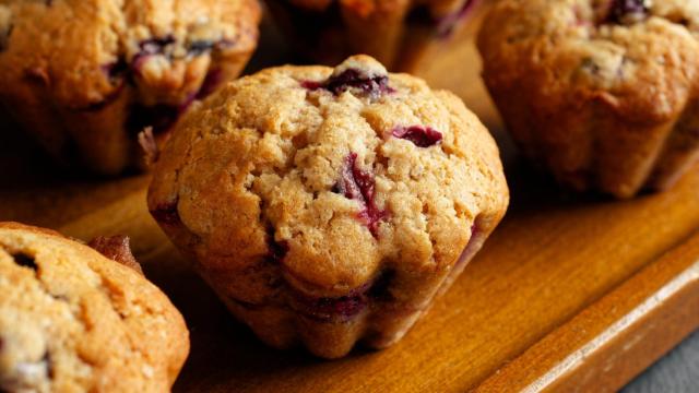 Magdalenas caseras recién hechas.
