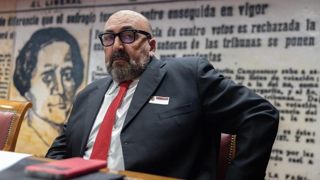 Koldo García, en el Senado.